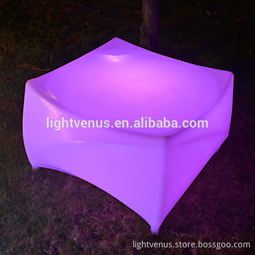 RGB Color changing glowing shiny table desk